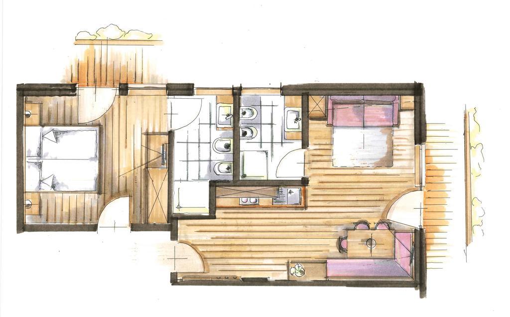 Garni Appartement Alpenresidence Steinhaus Zimmer foto